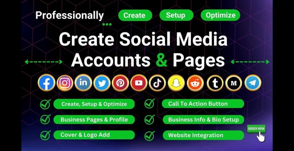 Social Media Account Setup and Optimization